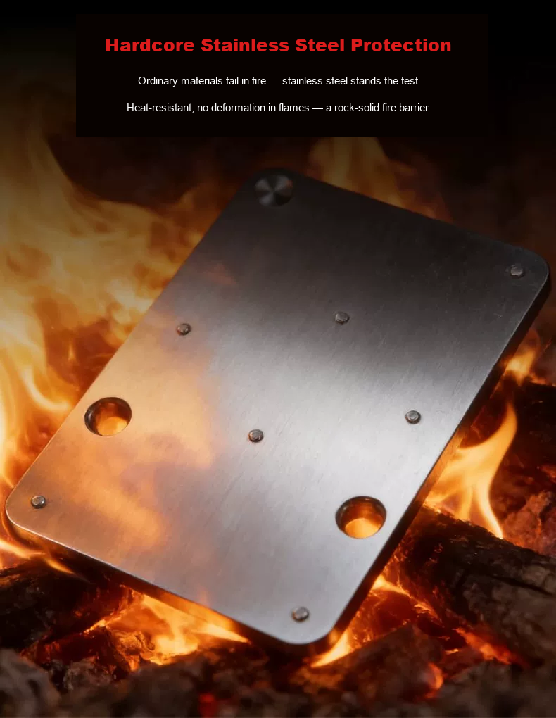 Stainless steel fire resistance demo