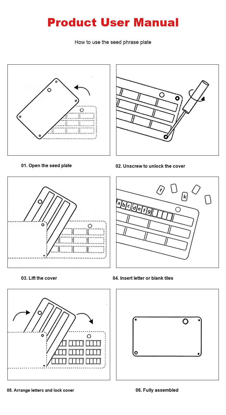 Product user manual