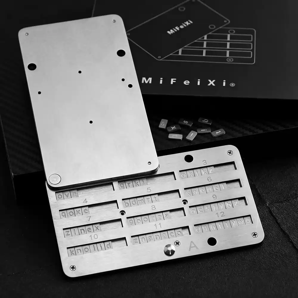 Open 12-slot steel plate